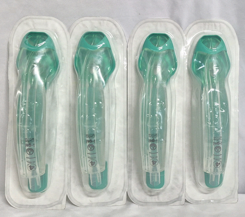 4 New Intersurgical i-Gel Supraglottic Airway, Size 4, Mediuml Adult, 50-90kg Sterile<br/>