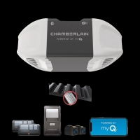 New Chamberlain Smart Ultra-Quiet WI-FI Garage Door Opener Model B2405C Retails over $400