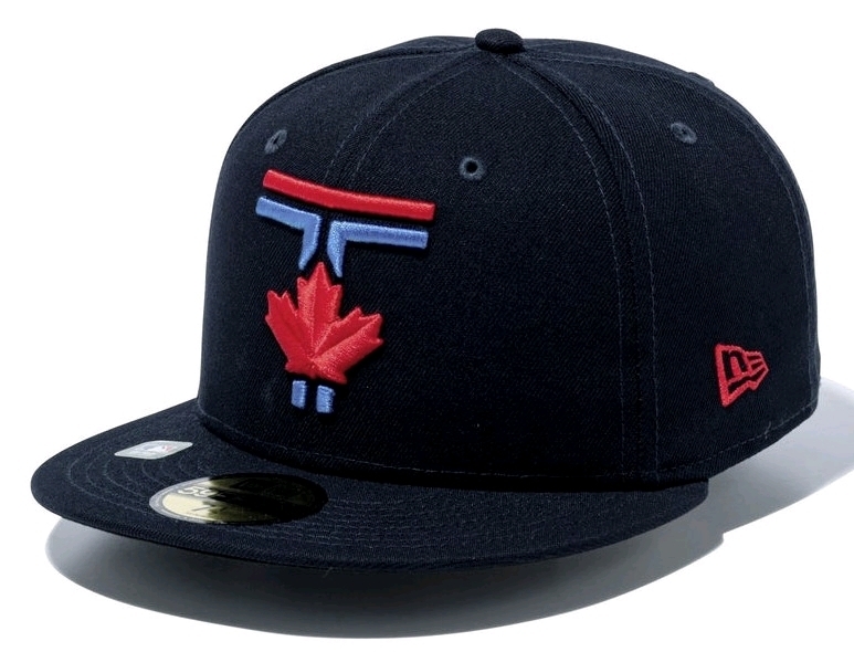 New MLB Toronto Blue Jays 2024 City Connect T Logo Stretch Snap Adjustable Hat from 9Forty / New Era