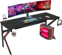 New - Simbr Multifunction Gaming Desk . Measures 48"wide , 29"tall & 24"deep when Assembled . Model # CN-1909