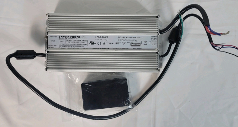 Inventronics 480watt LED Driver for Ballast Lighting , Model # EUD-480S280DT