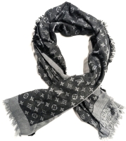 Gorgeous LOUIS VUITTON Wool Cashmere Scarf | 54" x 54"