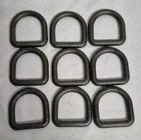 9 New BPC Weld-On Lashing D-Rings 4080 lbs WLL 3.5" Long & Wide & 0.5" Thick