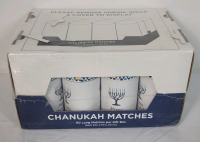 New , Sealed- Chanukah Matches , 12 Match Boxes , 60 Long Matches per Gift Box