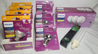 Philips LED Light Bulb Lot - 11 Various Bulbs . NEW