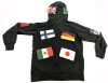 RARE! Size XL SUPREME Flags Patch Pullover Hoodie Hype Street Black - 7