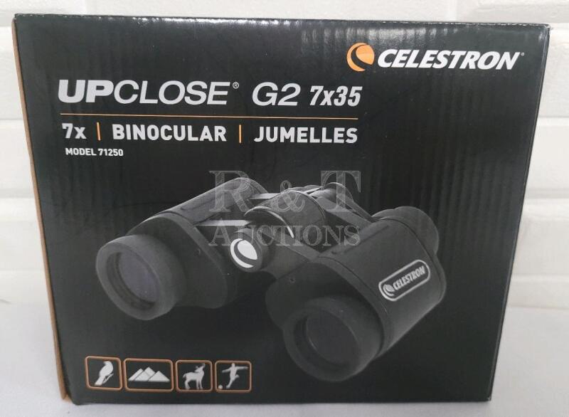 New Celestron UpClose G2 7×35 Porro Binoculars , Model 71250