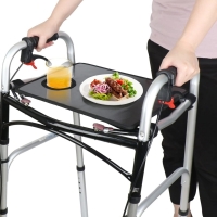 New Dotday Walker Tray with Cup Holder. Universal Walker Tray Table for Standard Folding Walker. 16" by 13".