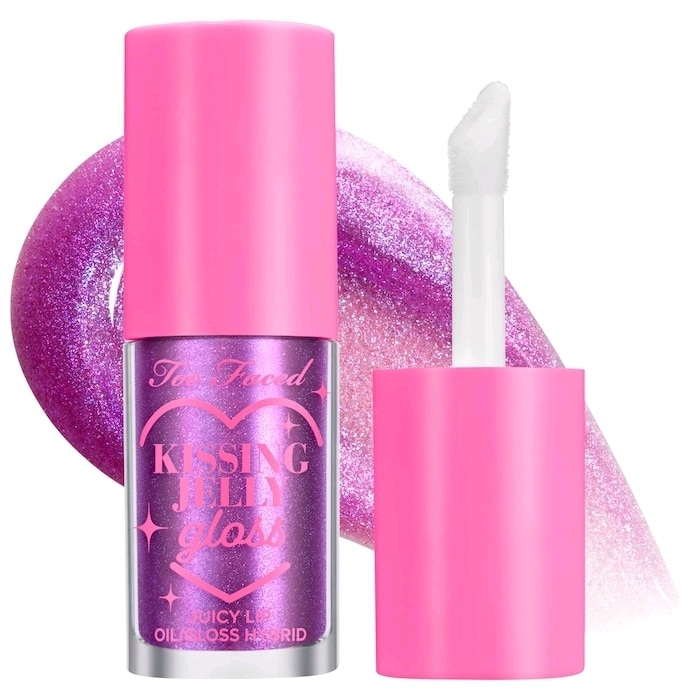 New Too Faced Kissing Jelly Gloss. "Birthday Kiss" Colour. 4.50ml.