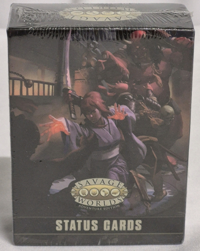 New Savage Worlds Adventure Edition Status Cards - 54 Card Game Supplement