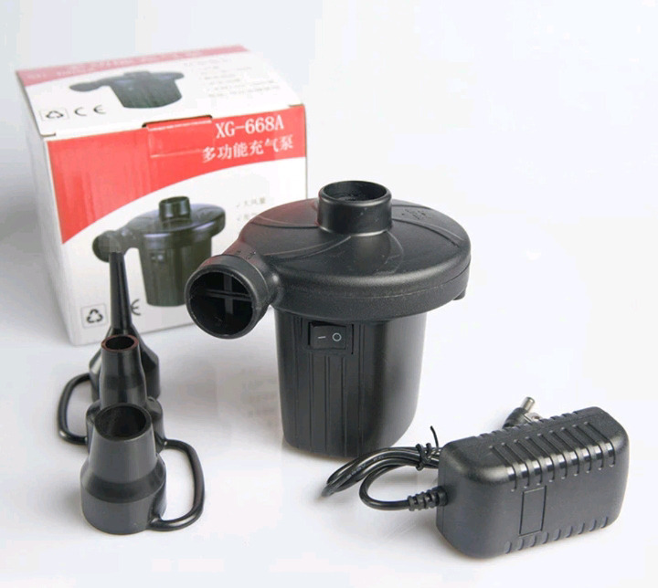 New | Corded Household air pump W/ 3 Size Attachments | Model XG-668A