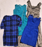 4 Women's Colourful Dresses sz Small to 10