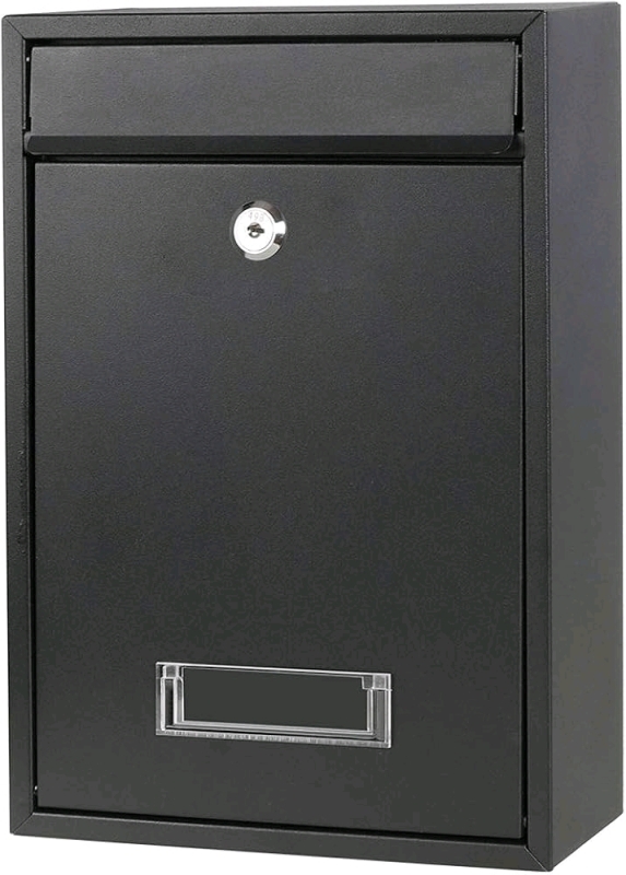 New Wall Mounted Locking Mailbox with Rust-Proof Cover | 12 3/5" x 8 1/2" x 3 2/5" | Retails for $70