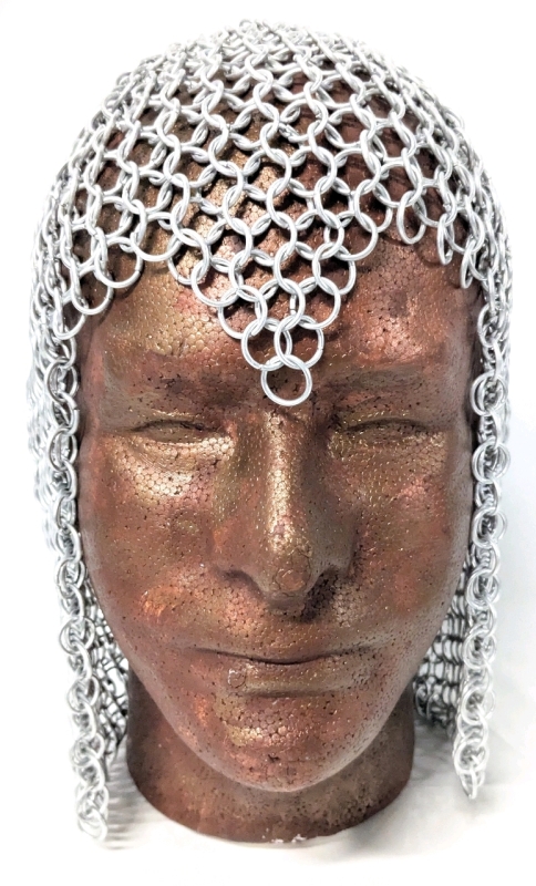 New Aluminium Hood Chainmail Coif Chain | One Size Fits Most