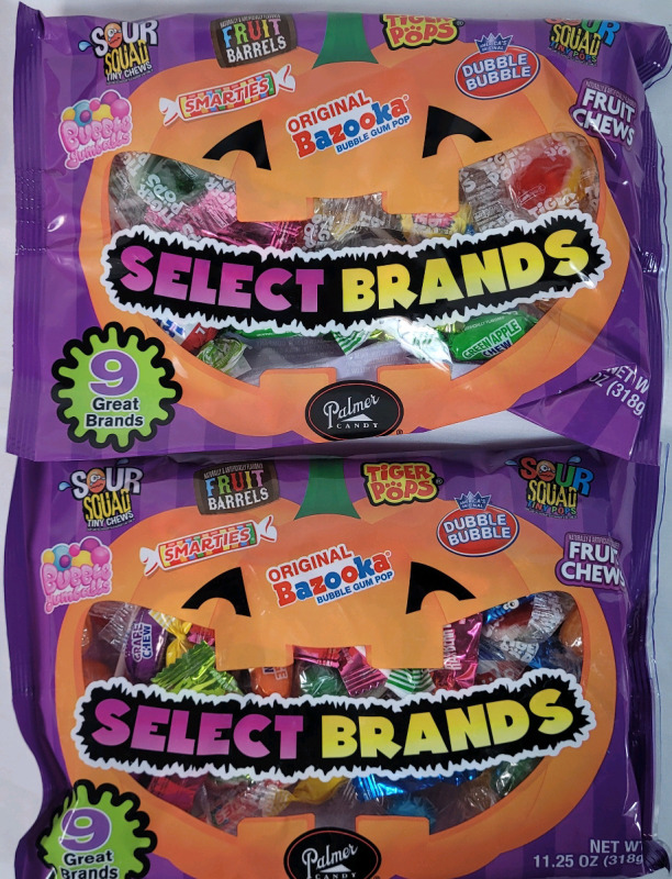 2 New Packs Palmer Candy 9 Select Brands . Best By 05/28/2025