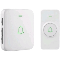 New - AVANTEK Wireless Doorbell, Mini Waterproof Door Bell Chime Operating at 1000 Feet, CW-11 Doorbell with 52 Melodies, 5 Volume Levels & LED Flash .