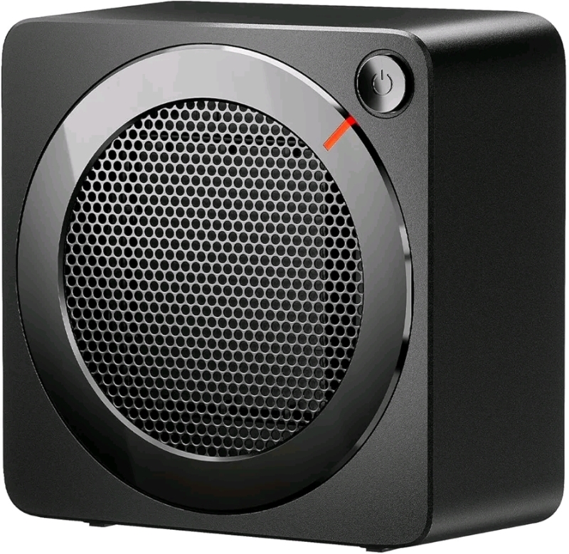 New - GAIATOP PTC Ceramic Space Heater, 500W Energy Electric Desk Heater, Overheating & 45&deg;Tip-Over Protection