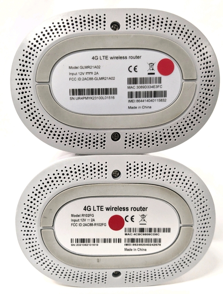 Xl Router 2 (Two) 4G LTE Wireless Routers: GlocalMe HomeFlex Mobile Hotspot Model ...