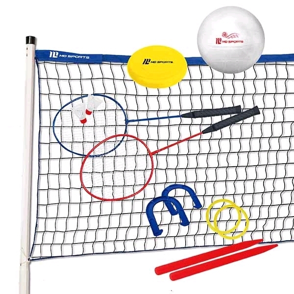 New MD Sports 5-in-1 Backyard Game Combo Set.