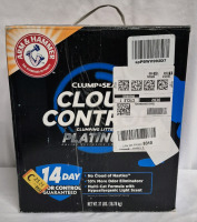 New Arm & Hammer Platinum Cloud Control Clumping Cat Litter 37lbs