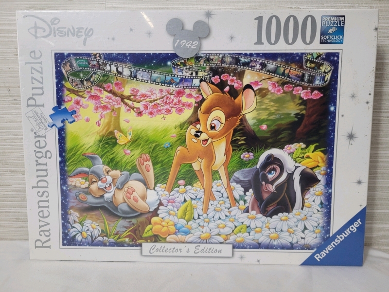 New Ravensburger 1000pc. Walt Disney Collector's Edition Bambi Puzzle