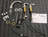 DELTA 2 Handle Widespread Bathroom Faucets - AS IS