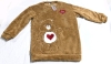 New Size Medium | Care Bears Embroidered Tenderheart Bear Dropped Shoulder Loose Plush Dress / Oversized Sweater - 2