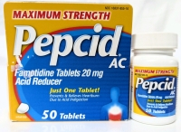 New PEPCID AC Maximum Strength Famotidine Tablets (Acid Reducer) | 50 Tablets | EXP 04/2026