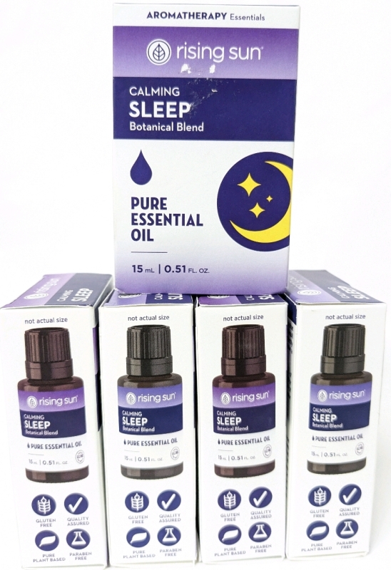 5 New Calming SLEEP Botanical Pure Essential Oil Blends | 15ml ea