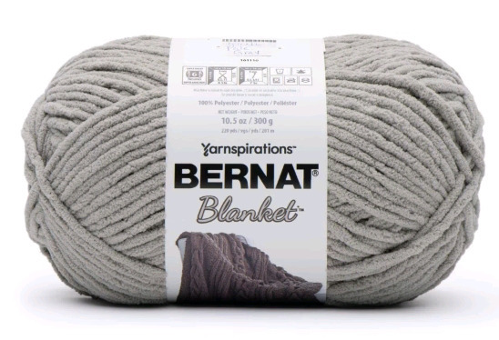 New | Bernat Blanket Super Bulky Polyester Yarn 10.5oz/300g, 220 Yards