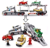 New - Sluban Building Block Toys City Scene Track Transporter Bricks Racing , 638pcs . # M38-B0339 . Compatible With Leading Brands (lego) . No Box - 4