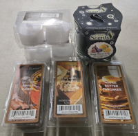 New | Candle / Aroma Lot | Includes Small Candle, Tea Lights & 3 Packs Of Scented Wax Melts