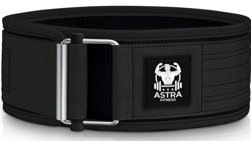 New Large Astra Fitness Men & Women Gym Belt for Weight Lifting (37" to 40" Measure at Belly Button)