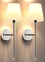 2 New Jofios Battery Powered Wall Sconces. 21.1L x 16W x 59.9H Centimetres. Retails for over $150!