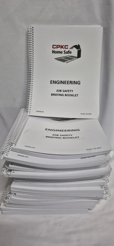 19 CPKC Home Safe Engineering Job Safety Briefing Booklets