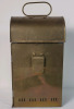 Vintage Nautical Brass Ship Cabin Oil Lantern w/Side Door & Pull Out Oil Lamp . Made in England . Measures 6 3/4"&times;12"&times;5 1/4" - 4
