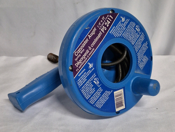 Cannister Auger Spring Wire 1/4" x 25' - PS 2411