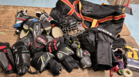 GREAT JUNIOR HOCKEY EQUIPMENT & BAG - SKATES, HELMET, +++