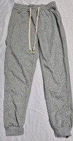New Men's sz Small Gray Track Pants - Draw String Waist