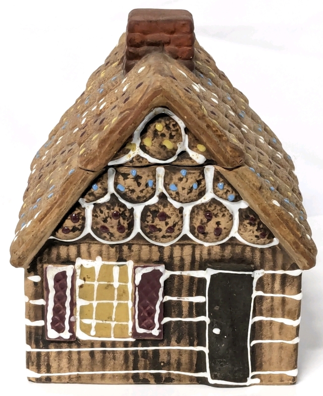 Adorable Vintage Cookie Cottage Cookie Jar | 8.25" Tall