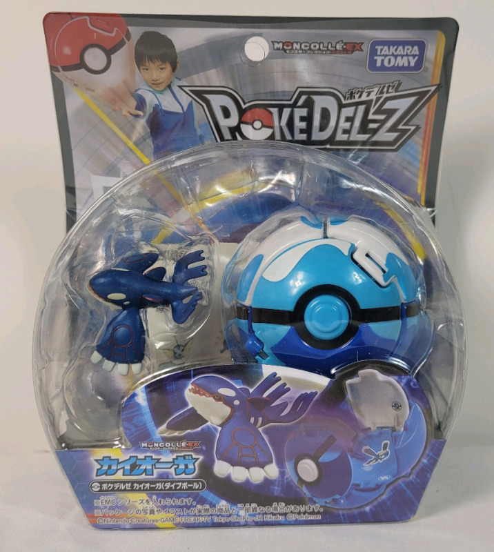 New - TAKARA TOMY Pokemon Moncolle POKEDEL-Z Kyogre + Dive Ball Figure