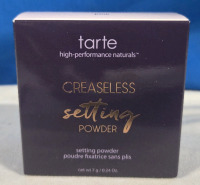 New | Tarte Creaseless Creamy Consealer/ Setting Powder 7g Container