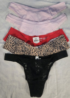 5 New | Pairs Victoria Secret Underwear / Thongs For Women Size Small