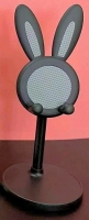 2 New Black Rabbit Phone Stands for 4-13" Phones