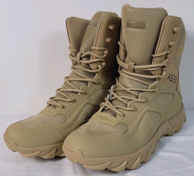 New - A533 Men's High Top Hiking Boots For Outdoor Hiking , Size 11 .