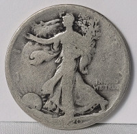 1920 USA Silver Walking Liberty 50 Cent Half Dollar .