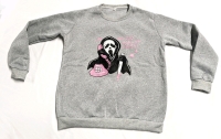 New Ladies / Youth Size XL | Scary Movie "No, YUO Hang Up First" Purposefully Misspelled Meme Sweater