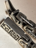 New 925 Sterling Silver Bracelet 5mm Square Byzantine Link 8.5&rsquo;&rsquo; Approximate Slide Clasp Stamped - 2