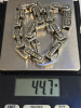 New 925 Sterling Silver Bracelet 5mm Square Byzantine Link 8.5&rsquo;&rsquo; Approximate Slide Clasp Stamped - 4