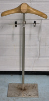 Gentleman's Suit Valet Stand - 35" Tall Heavy Metal Base Freestanding